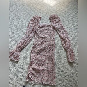 Reverse Women’s Long Sleeve Floral Mini Dress